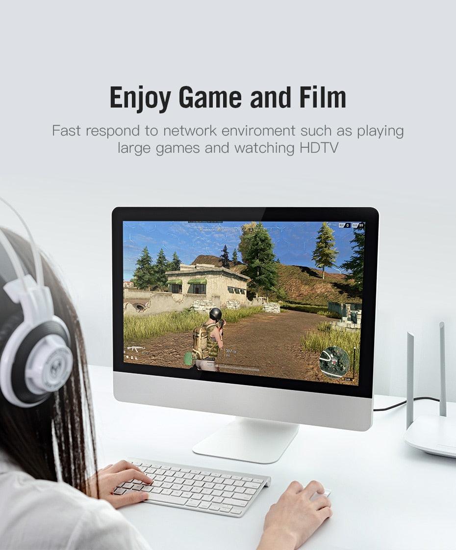 Black Gold Ethernet Cable Cat7 RJ45 Lan Cable SSTP Network Internet Fast LAN Wire Network Gold Plated Patch Cord Cable For PC Router Laptop Cable Ethernet - STEVVEX Cable - 220, Adapter cables, cable, cable connector, cable for computer, cable for PC, CAT7 Ethernet Cable, Cat7 RJ45 Lan Cable, Ethernet LAN Cable, Fast LAN Wire Network, Gold Ethernet Cable, Internet Cable, LAN Cable, LAN Connector PC, LAN Network, LAN Network Cable, Network Ethernet LAN Cable, Network LAN Cable - Stevvex.com