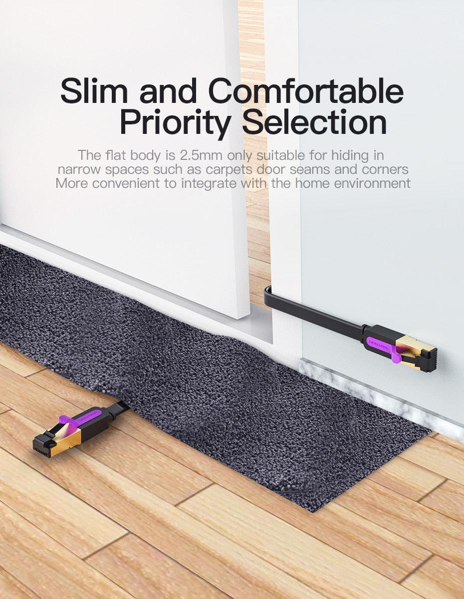 Black Gold Ethernet Cable Cat7 RJ45 Lan Cable SSTP Network Internet Fast LAN Wire Network Gold Plated Patch Cord Cable For PC Router Laptop Cable Ethernet - STEVVEX Cable - 220, Adapter cables, cable, cable connector, cable for computer, cable for PC, CAT7 Ethernet Cable, Cat7 RJ45 Lan Cable, Ethernet LAN Cable, Fast LAN Wire Network, Gold Ethernet Cable, Internet Cable, LAN Cable, LAN Connector PC, LAN Network, LAN Network Cable, Network Ethernet LAN Cable, Network LAN Cable - Stevvex.com