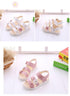Children's Shoes Summer Style Sandals Girls Princess Beautiful Flower Shoes Kids Flat Sandals Baby Girl Girls Strappy Sandals With Flowers Open-Toe Dress Sandals Beautiful Outdoor Party Sandals