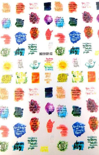 New Super Thin Self-Adhesive Letter 3d Nail Decal Stickers Manicure Nail Art Decoration Accessories Holographic Old English Character Nail Self-Adhesive Sticker English Font Design Manicure Design Water Sliders Decorations Accessories - ALLURELATION - 3d Nail Decal, 554, Adhesive Sticker, Decoration Accessories, Decorations Accessories, Design Manicure, English nail art, Glitter Decals, Manicure, Nail Art, nail decor, nail salon., Nail Stickers, Self-Adhesive, Self-Adhesive nail - Stevvex.com