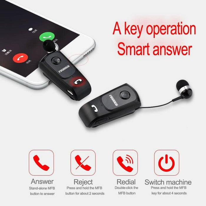 Wireless Earphone Bluetooth Handsfree Earbuds Headset Calls Remind Vibration Wear Clip Driver For Phone With Mic  Wireless Bluetooth Headphones With Microphone Excellent Playtime Neckband Bluetooth Headphones Running Wireless Unique Earbuds For Business