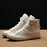 Fashion New Mens Light Breathable Canvas Casual Black White  High Top Solid Color Sneakers Shoes Vulcanized Mens Sports Walking Jogging Non Slip Athletic Sneakers