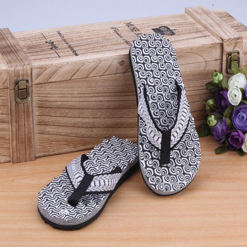 Summer Women Flip Flops Shoes Sandals Camouflage Outdoor Beach Shoes Slippers Daily Wear Casual Slippers Comfort Thong Style Flip Flops Sandals For Women With Arch Support For Comfortable Walk