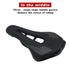 Bicycle Saddle Seat Road Steel Rails Mountain Bike Cushion Skid-Proof Soft PU Leather Road Mountain Bike Seat Bicycle Saddle Comfortable Memory Foam Cushion For Road Riding