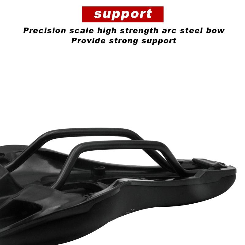 Bicycle Saddle Seat Road Steel Rails Mountain Bike Cushion Skid-Proof Soft PU Leather Road Mountain Bike Seat Bicycle Saddle Comfortable Memory Foam Cushion For Road Riding