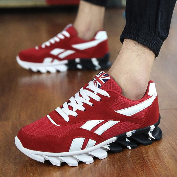 Fashion Mens Running Light Breathable Shoes New Style Mens Sneakers Light Weight Running Elegant Soft Sneakers Comfortable Athletic Running Sneakers