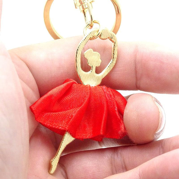 Creative Jewelry Pendant Key Ring Alloy Rhinestone Butterfly Fairy Key Ring Handbag Pendant Car Key Ring Female Jewelry Gift Butterfly Wing Fairy Keychain Rhinestone Dancing Ballet Car Keychain
