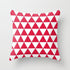New Creative Red Cushion Case Hot Modern Home Outdoor Decorative Geometry Square Pillow Case Decorative Pillows Case Sofa Couch Seat Polyester Pillows Covers 45x45CM