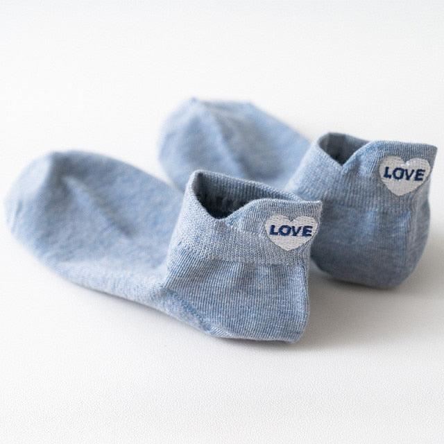 Cartoon Anime Embroidered Boat Socks Ins Trend Moon Cute Sweet Cat Socks Slippers Happy Funny Cotton Girl Socks Cute Short Boat Socks For Men And Women