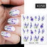 Spring Simple Green Theme Water Decal Sticker Flower Leaf Tree Summer Slider For Manicuring Nail Art Watermarks Art Decoration Manicure Tools Nail Watermark Decals iridescent Decoration Nail Self-Adhesive Decals Nail Stickers Water Transfer Fresh Nail
