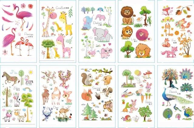 10pcs Dinosaur Sticker Temporary Tatoo Waterproof Colorful Elegant Children Tattoos - STEVVEX Beauty - 103, 3D Tattoo, Animal Tattoo, Arm Tattoo, Beauty, Body Tattoo, Boys Tattoo, Children Tattoo, Colorful Tattoo, Dinosaur Tattoo, Fashion Tattoo, Girls Tattoo, Leg Tattoo, Luxury Tattoo, Realistic Tattoo, Stylish Tattoo, Tattoo - Stevvex.com