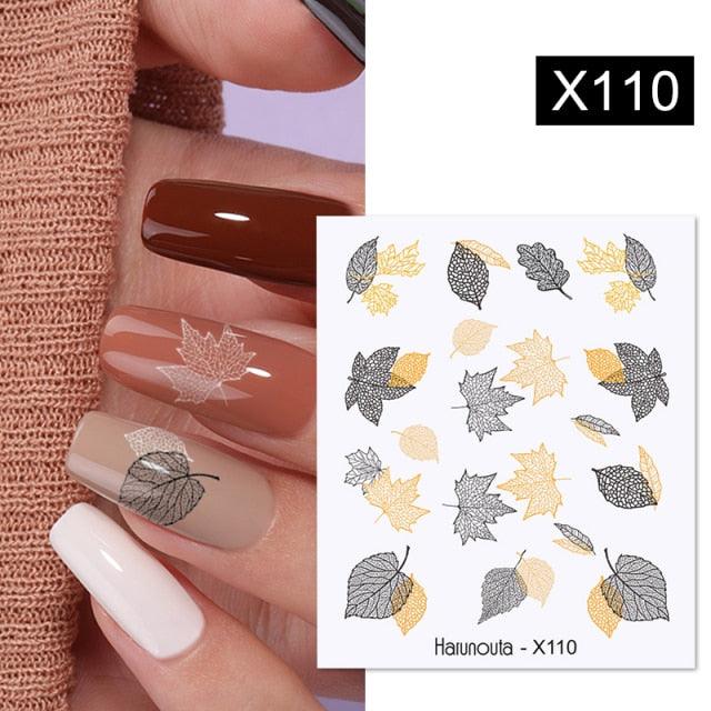 Spring Simple Green Theme Water Decal Sticker Flower Leaf Tree Summer Slider For Manicuring Nail Art Watermarks Art Decoration Manicure Tools Nail Watermark Decals iridescent Decoration Nail Self-Adhesive Decals Nail Stickers Water Transfer Fresh Nail