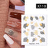 Spring Simple Green Theme Water Decal Sticker Flower Leaf Tree Summer Slider For Manicuring Nail Art Watermarks Art Decoration Manicure Tools Nail Watermark Decals iridescent Decoration Nail Self-Adhesive Decals Nail Stickers Water Transfer Fresh Nail