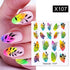Spring Simple Green Theme Water Decal Sticker Flower Leaf Tree Summer Slider For Manicuring Nail Art Watermarks Art Decoration Manicure Tools Nail Watermark Decals iridescent Decoration Nail Self-Adhesive Decals Nail Stickers Water Transfer Fresh Nail