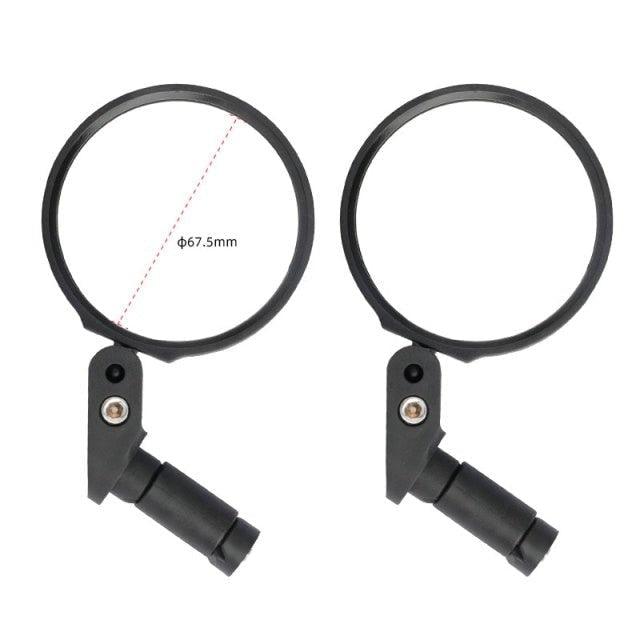 1 Pair Bicycle Rear View Mirror Bike Cycling Wide Range Back Sight Reflector Angle Adjustable Left Right Mirrors Reflective Cycling Wide Angle 360D Rotation Mirror For Mountain Road Cycling Bicycle Electric Bike Mobility Scooter