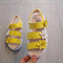 Children's Shoes Summer Style Sandals Girls Princess Beautiful Flower Shoes Kids Flat Sandals Baby Girl Girls Strappy Sandals With Flowers Open-Toe Dress Sandals Beautiful Outdoor Party Sandals
