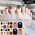 Shiny Toenail Sticker Full Cover Feet Decorations Mixed Patterns Nail Wraps Beauty Design Waterproof Toenail Art Manicure Toe Nail Polish Stickers Glitter Toenail Nail Polish Strips Decals Full Wraps Self Adhesive Toe Nail Tip Full Toe Nail Wraps