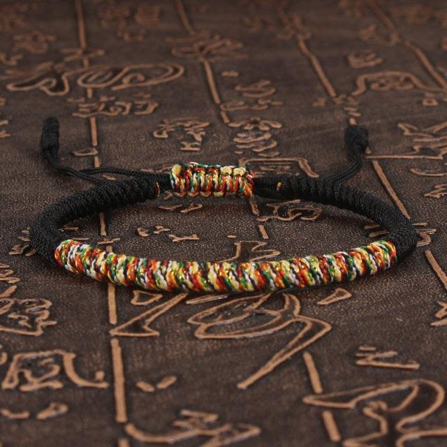 National Style Lucky Red String Bracelet Handmade Braided Knot Charm Bracelets For Women Men Red Bracelet Protection Red Cord Bracelet Adjustable Braided Knot Bracelet
