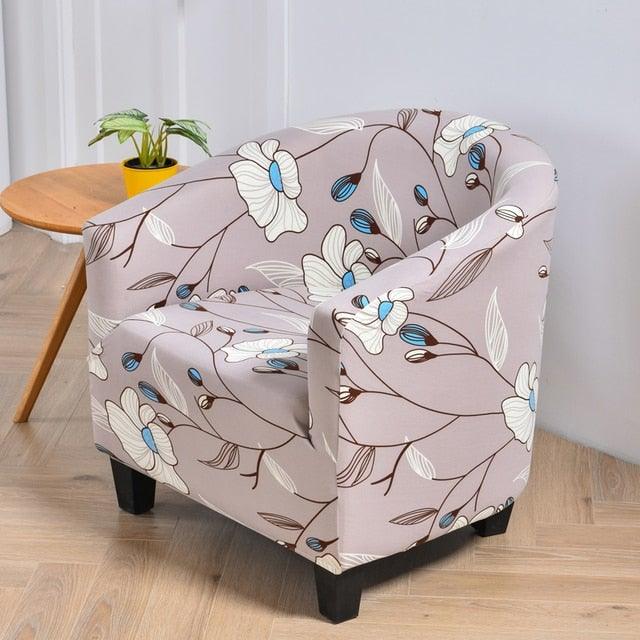 Club Chair Cover Armchair Slipcover Geometric Printed Small Sofa Covers Protect For Pets Chair Decoration Chair Slipcover Decoration Club Chair Cover Spandex Elastic Armchair Slipcover Geometric Printed Small Sofa Covers Protect For Living Room Hotel Bar