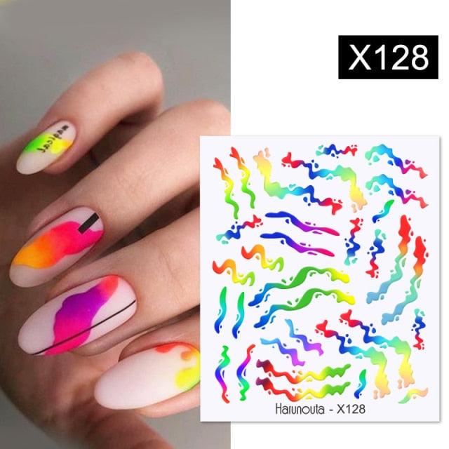Spring Simple Green Theme Water Decal Sticker Flower Leaf Tree Summer Slider For Manicuring Nail Art Watermarks Art Decoration Manicure Tools Nail Watermark Decals iridescent Decoration Nail Self-Adhesive Decals Nail Stickers Water Transfer Fresh Nail