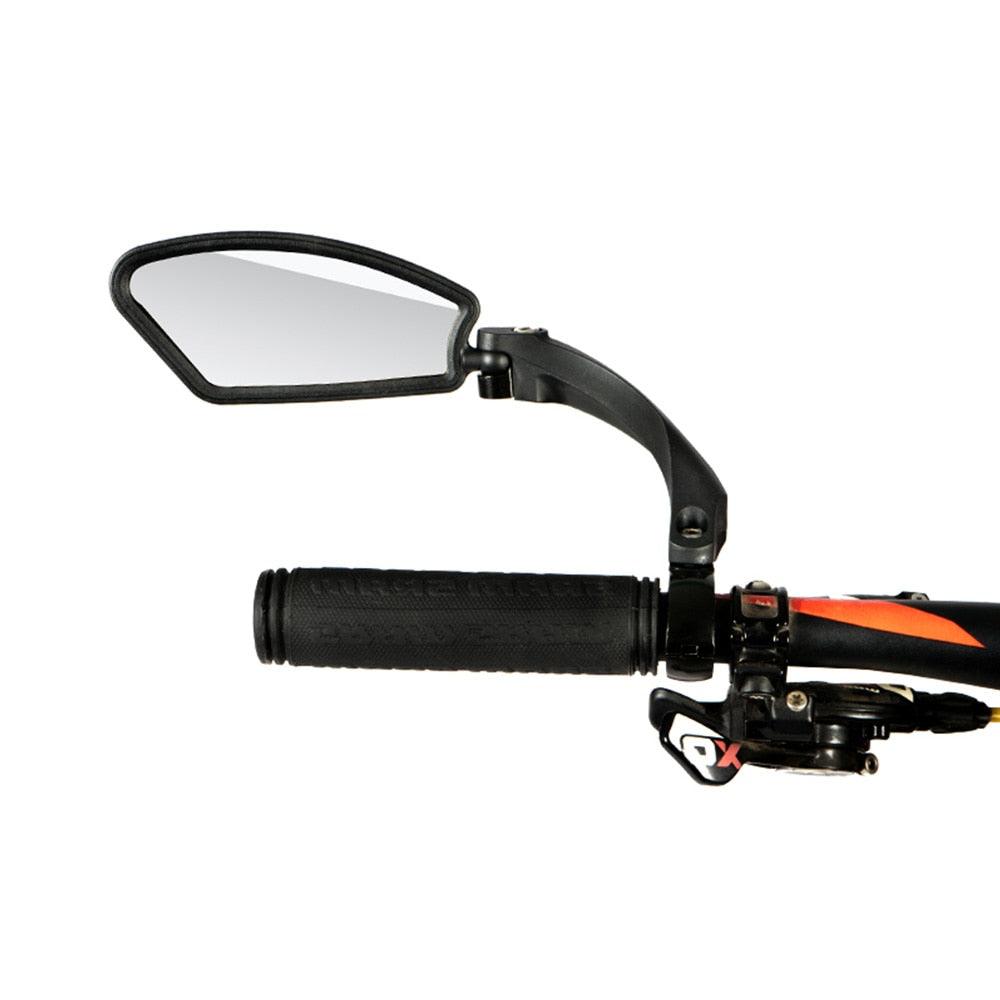 Bike Wide Range Back Sight Reflector Bike Mirror Bicycle Handlebar Rear View Mirror Bike Rear view Mirror Left With Light Reflector Safer No-Shock Bicycle Mirror Rearview Mirror Universal For Bike Bicycle