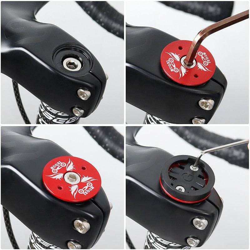 Bike Computer Mount Stem Top Cap Stopwatch Bracket Road Bicycle Speedometer Fixed Holder Base Universal Aluminum Riding Mobile Holder Connect Quickly System MTB Road Bicycle Handlebar - STEVVEX Sport - 226, Aluminum alloy holder, Bicycle Computer Speedometer, bike, bike accessories, mobile holder, Mount Stem Top Cap, Mountain Bike Speedometer, Multi-Function Speedometer, Road Bicycle Handlebar, Speedometer Holder, sport speedometer, Stopwatch Bracket, Waterproof Bike Speedometer - Stevvex.com