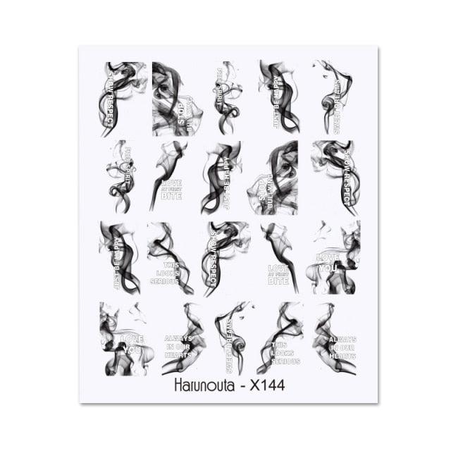 Spring Simple Green Theme Water Decal Sticker Flower Leaf Tree Summer Slider For Manicuring Nail Art Watermarks Art Decoration Manicure Tools Nail Watermark Decals iridescent Decoration Nail Self-Adhesive Decals Nail Stickers Water Transfer Fresh Nail