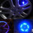 1 Pair Bicycle LED Wheel Light Cycling Neon LED Wheel Spoke Valve Cap Alarm Lights Wheel Tyre Valve Dust Cap Safety Waterproof Motion Activated Spoke Flash Lights Car Valve Stems Caps Accessories