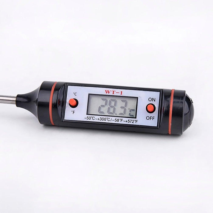 Professional Digital Kitchen Thermometer Barbecue Water Oil Digital Candy Candle Thermometer Cooking Kitchen BBQ Grill Thermometer Probe Instant Read Thermometer for Liquids  Meat Food Thermometers 304 Stainless Steel Probe Tools