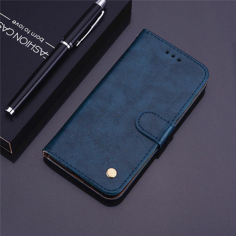 PU Leather Flip 1 Wallet with Card Slots Cover 360 Cover For Xiaomi Redmi 9 Case Flip Luxury Magnetic Case For Redmi 9 Case Cover Wallet Leather Case for Redmi 9