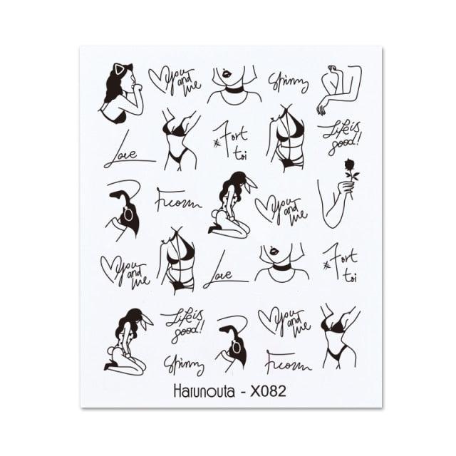 Rainbow Wave Love Heart Pattern Water Decals Stickers Butterfly Dragon Geometry Slider For Nails Art Decoration Tip Water Transfer Nail Decals Sticker For Pretty Girl Self-Adhesive Nail Decals Designer Nail Stickers for Acrylic