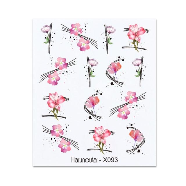 Rainbow Wave Love Heart Pattern Water Decals Stickers Butterfly Dragon Geometry Slider For Nails Art Decoration Tip Water Transfer Nail Decals Sticker For Pretty Girl Self-Adhesive Nail Decals Designer Nail Stickers for Acrylic