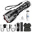 Rechargeable Adjustable Zoomable Waterproof LED Flashlight Super bright LED Tactical Torch Flashlight For Night Riding Camping Hiking Hunting & Indoor Activities - STEVVEX Lamp - 200, Bright Flashlight, Camping Flashlight, Camping lamp, Camping Torchlight, Flashlight, Rechargeable Flashlight, Rechargeable LED Flashlight, Rechargeable LED Torchlight, Rechargeable Torchlight, Waterproof Flashlight, Waterproof LED Flashlight, Waterproof LED Torchlight, Waterproof Torchlight - Stevvex.com