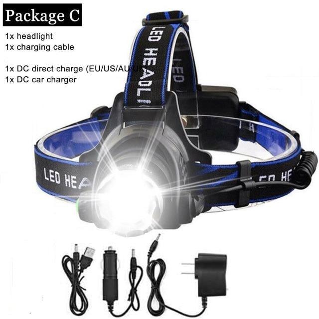 Rechargeable LED Headlamps Ultra-bright High lumens Zoomable Waterproof LED Headlight Head Torch Flashlight Head Lamp For Fishing Hands-Free Headlight - STEVVEX Lamp - 200, Flashlight, Gadget, Head Torch, Headlamp, Headlight, lamp, LED Flashlight, LED Headlamp, LED Headlight, LED Headtorch, Rechargeable, Zoomable, Zoomable Flashlight, Zoomable Head Torch, Zoomable Headlamp, Zoomable Headlight - Stevvex.com