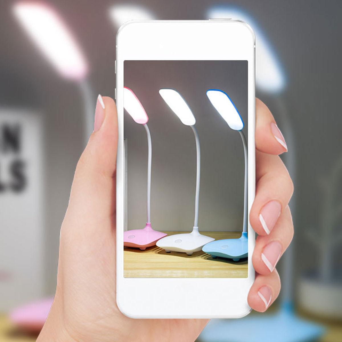 Rechargeable Table Lamp Desk Light Study Room Lamp, Modern Table Lamp, Flexible for Students To Read, Study Room Table Lamp Decorative Table Lamp Cute Study Lamps for Bedroom Décor