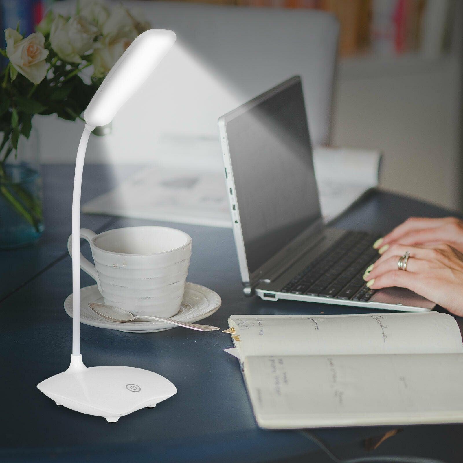 Rechargeable Table Lamp Desk Light Study Room Lamp, Modern Table Lamp, Flexible for Students To Read, Study Room Table Lamp Decorative Table Lamp Cute Study Lamps for Bedroom Décor