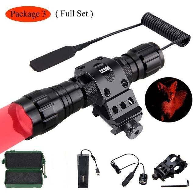 Rechargeable USB Charger High Lumen LED Light Tactical Flashlight With Rail Mount Led Light White Tactical Flashlight Pressure Switch For Long Distance Night Hunting - STEVVEX Lamp - 200, Flashlight, Gadget, Headlamp, Headlight, lamp, LED, LED Flashlight, LED Headlamp, LED Headlight, Rechargeable Headlight, Rechargeable Flashlight, Rechargeable Headlamp, Rechargeable Headtorch, Rechargeable Torchlight - Stevvex.com