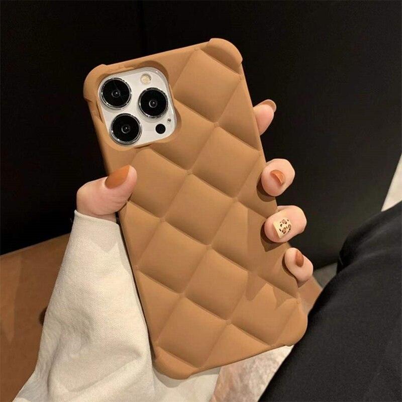 Red Elegant Phone Case For iPhone 13 12 14 Pro Max Candy Colors Premium Soft Silicone Rubber Full-Body Protective Bumper Case for iPhone Shockproof Soft Back Cover