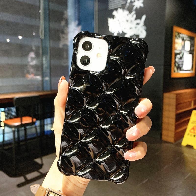 Red Elegant Phone Case For iPhone 13 12 14 Pro Max Candy Colors Premium Soft Silicone Rubber Full-Body Protective Bumper Case for iPhone Shockproof Soft Back Cover