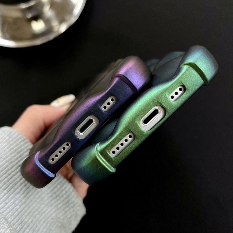 Red Elegant Phone Case For iPhone 13 12 14 Pro Max Candy Colors Premium Soft Silicone Rubber Full-Body Protective Bumper Case for iPhone Shockproof Soft Back Cover