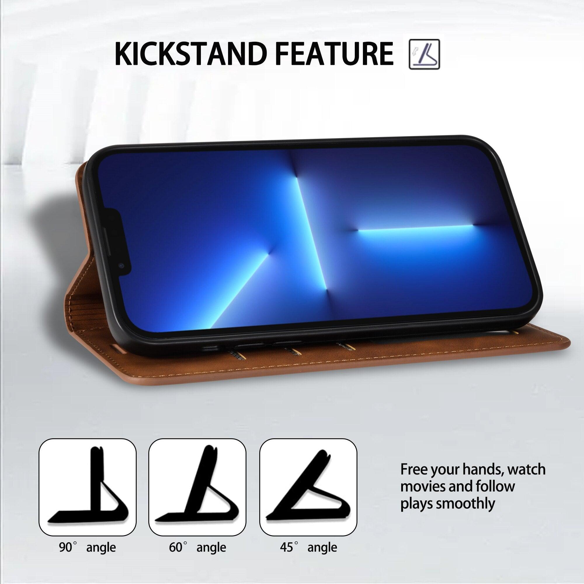 Redmi Note 11 Pro Case with Card Holder Leather Flip Case with Magnetic Full Protection for Xiaomi Redmi Note 11S 11 10S 9S 8T 8 10 Pro 10A 10C 9C 9T 9A Flip Cover Mi Poco C40 X4 X3 GT M3 M4 M5S F4 F3 5G