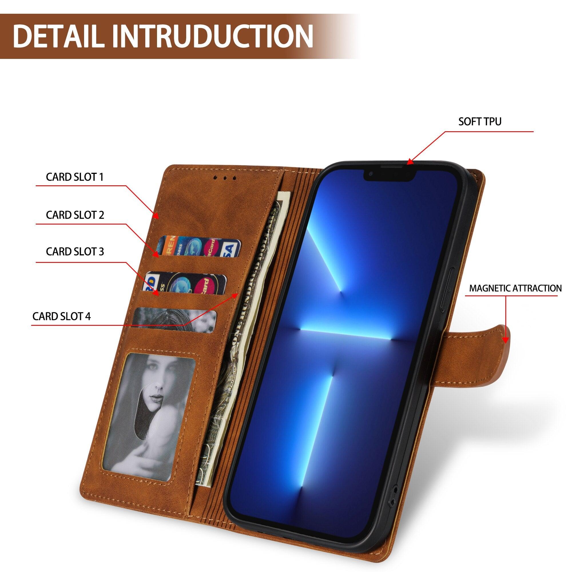 Redmi Note 11 Pro Case with Card Holder Leather Flip Case with Magnetic Full Protection for Xiaomi Redmi Note 11S 11 10S 9S 8T 8 10 Pro 10A 10C 9C 9T 9A Flip Cover Mi Poco C40 X4 X3 GT M3 M4 M5S F4 F3 5G