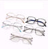 Reflect And Filter Blue Light Stylish Ultralight TR90 Anti Blue Light Reading Glasses For Men And Women Frame Transparent Square Oversize Eyeglasses Unisex Glasses