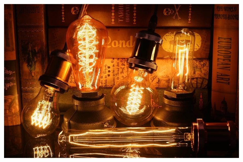 Retro Edison Bulb Light Bulb Filament Vintage Incandescent Spiral Lamp Eye Protection Led Filament Bulb  Edison Bulb Equivalent Decorative Lights Bulb For Home Bedroom