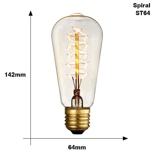Retro Edison Bulb ST64 A19 T45 G80 G95 G125 Incandescent Light Bulb E27 220V 40W filament bulb lighting tubes Edison - STEVVEX Decor - 57, Antique Bulb, Bedroom Bulb, Best quality bulb, Best Selling bulb, Bubble Ball Bulb, Bulb for home decoration, Bulb for Table Lamp, Filament Bulb, filament lamp, glass bulb, Home light bulb, hot sale bulb, Incandescent Bulbs, incandescent lamp, lighting tubes, pendant lighting, Retro Edison Bulb, retro lamp, Top Quality Bulb, Vintage Edison Bulb - Stevvex.com