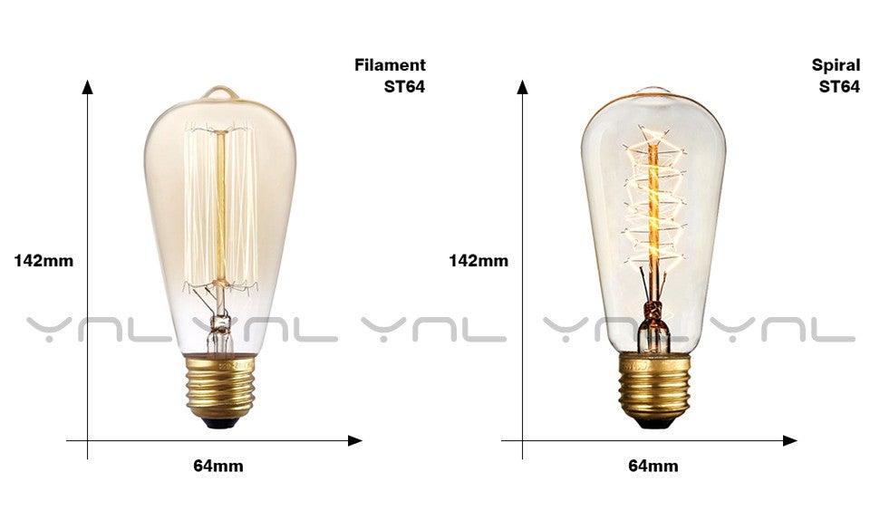 Retro Edison Bulb ST64 A19 T45 G80 G95 G125 Incandescent Light Bulb E27 220V 40W filament bulb lighting tubes Edison - STEVVEX Decor - 57, Antique Bulb, Bedroom Bulb, Best quality bulb, Best Selling bulb, Bubble Ball Bulb, Bulb for home decoration, Bulb for Table Lamp, Filament Bulb, filament lamp, glass bulb, Home light bulb, hot sale bulb, Incandescent Bulbs, incandescent lamp, lighting tubes, pendant lighting, Retro Edison Bulb, retro lamp, Top Quality Bulb, Vintage Edison Bulb - Stevvex.com