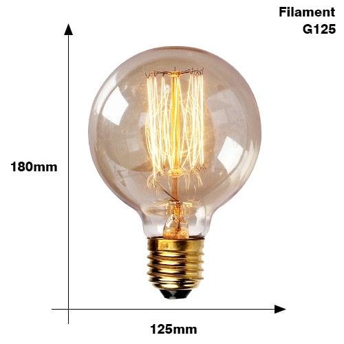 Retro Edison Bulb ST64 A19 T45 G80 G95 G125 Incandescent Light Bulb E27 220V 40W filament bulb lighting tubes Edison - STEVVEX Decor - 57, Antique Bulb, Bedroom Bulb, Best quality bulb, Best Selling bulb, Bubble Ball Bulb, Bulb for home decoration, Bulb for Table Lamp, Filament Bulb, filament lamp, glass bulb, Home light bulb, hot sale bulb, Incandescent Bulbs, incandescent lamp, lighting tubes, pendant lighting, Retro Edison Bulb, retro lamp, Top Quality Bulb, Vintage Edison Bulb - Stevvex.com