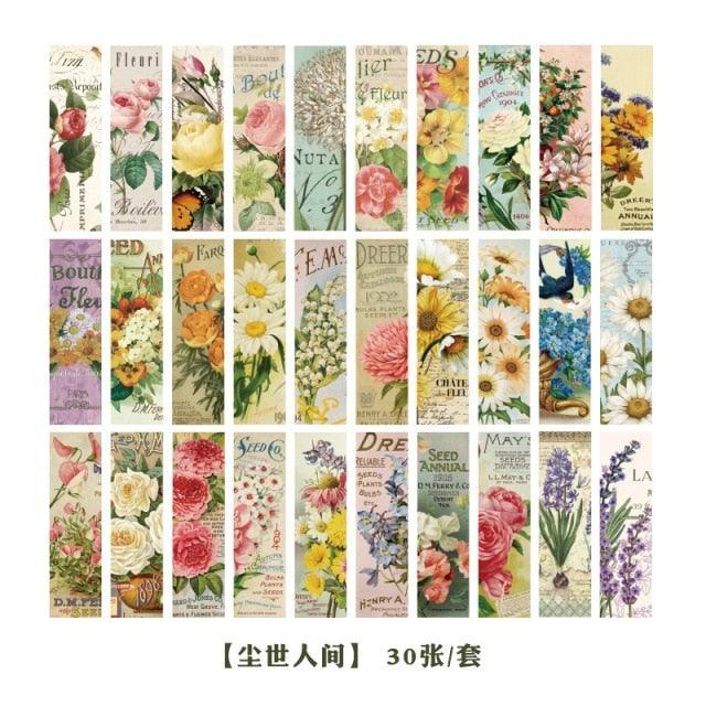 Retro Image Collection Paper Bookmarks Bookmarks For Books Share Book Markers Tab For Books Stationery Creative Poetic Bookmarks Painting Style Bookmarks Literary Bookmarks Message Cards Book Notes Paper Page Holder Reading Bookmarks For Women Men Kids