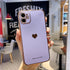Retro  Love Heart Phone Case For iPhone 12 13 11 Pro Max XR X XS Max 8 Plus 14 Soft Silicone Camera Protective Back Cover Luxury Bling Plating Soft Back Cover Raised Full Camera Protection Bumper Silicone Shockproof Phone Case for iPhone