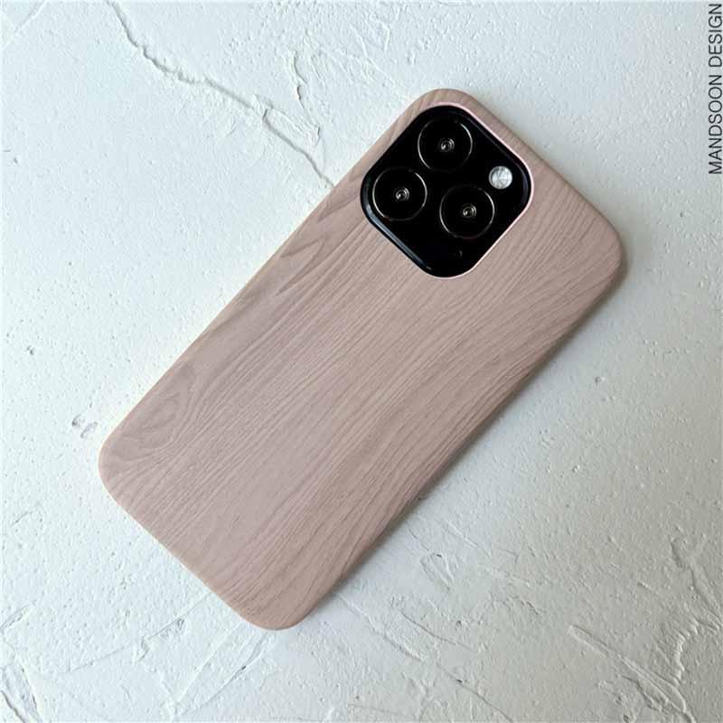 Retro Ultra Thin Wooden Texture Phone Cases For iPhone 14 13 12 11 Pro Max XS MAX XR XS X 7 8 Plus anti-skid Soft Cover Vintage Wooden Unique Classy & Fully Protective Phone Case